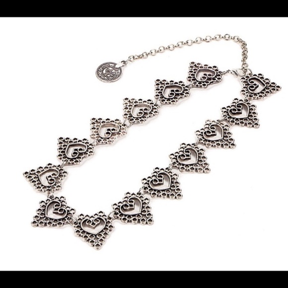 Filigree heart bohemian choker - Picture 3 of 8
